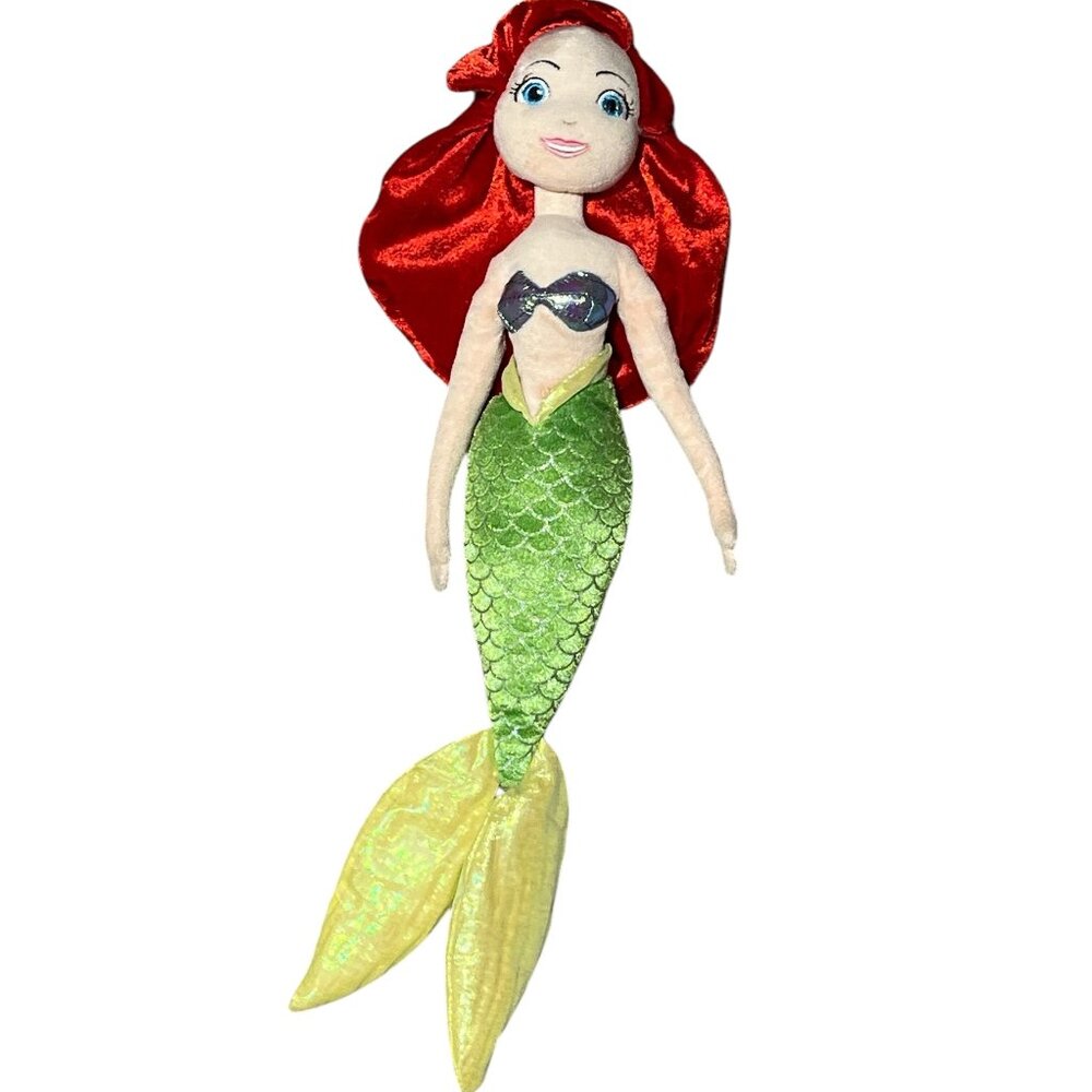 COPY - DISNEY Plush Doll Ariel Little Mermaid 19" Embroidered Face